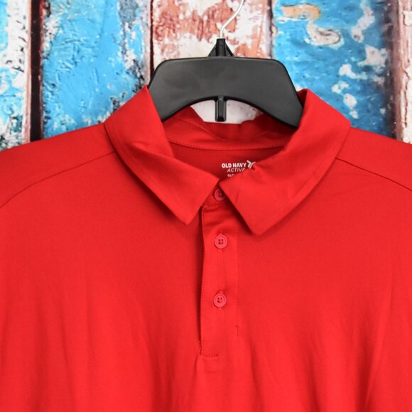 Men's Old Navy Active CloudMotion Polo Short Sleeve LARGE Robbired NEW - Picture 3 of 8